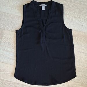 H&M Black Sleeveless Blouse - XXS